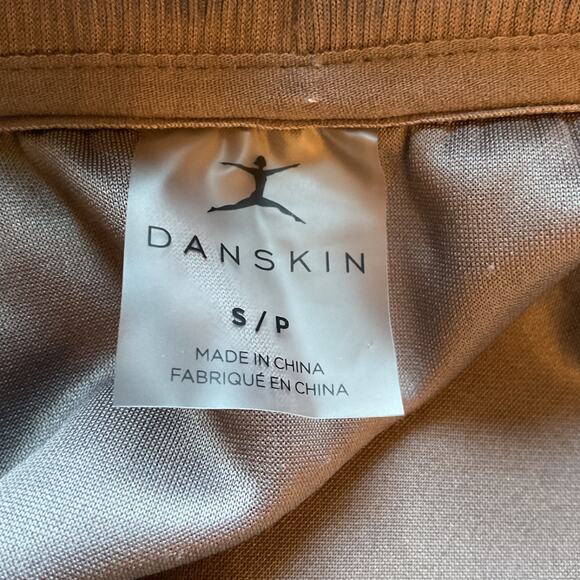 Danskin Taupe Lonsleeve Ribbed Jersey S - Picture 4 of 7